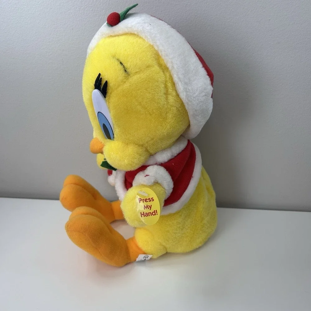 Play By Play Christmas Looney Tunes Tweety Bird Plush Stuffed‎ 1999 Vintage